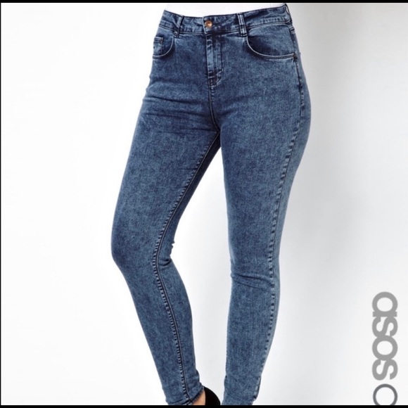 ASOS Curve Denim - NWT ASOS Curve Acid wash Jeans